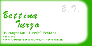 bettina turzo business card